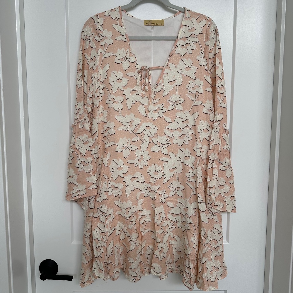 Long Sleeve Floral Spring/Summer Dress